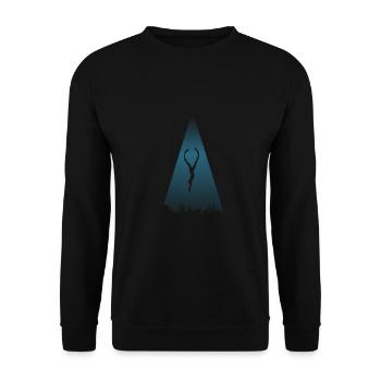 Les plongeurs plongent profondément - Sweat-shirt Unisexe - noir - Devant - Alina (178cm) & Michal (187cm)
