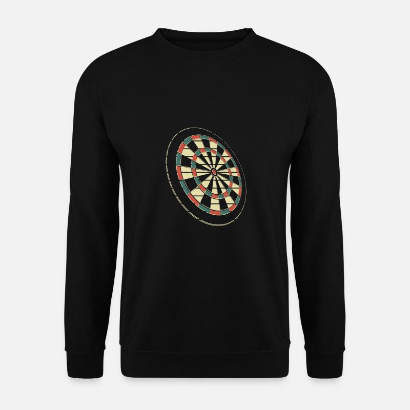 Bunte Dartscheibe - Unisex Pullover - Schwarz