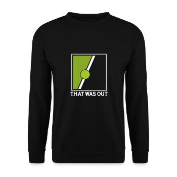 Tennisball Ist Raus - Unisex Pullover - Schwarz - Vorne - Alina (178cm) & Michal (187cm)