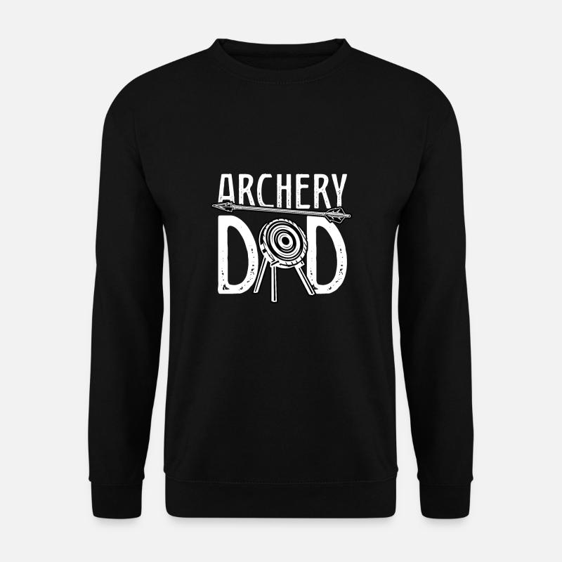 Père Tir à l’arc - Sweat-shirt Unisexe - noir