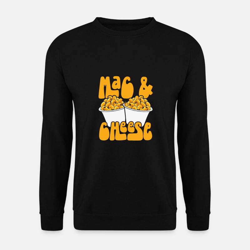 Mac et fromage dans l’emballage - Sweat-shirt Unisexe - noir