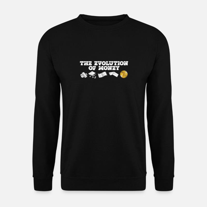 The evolution of money - Unisex Sweatshirt - black