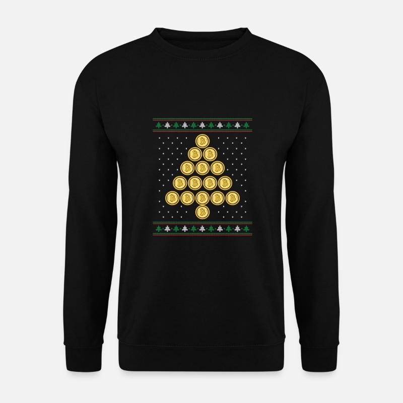 Christmas Crypto Tree - Unisex Sweatshirt - black