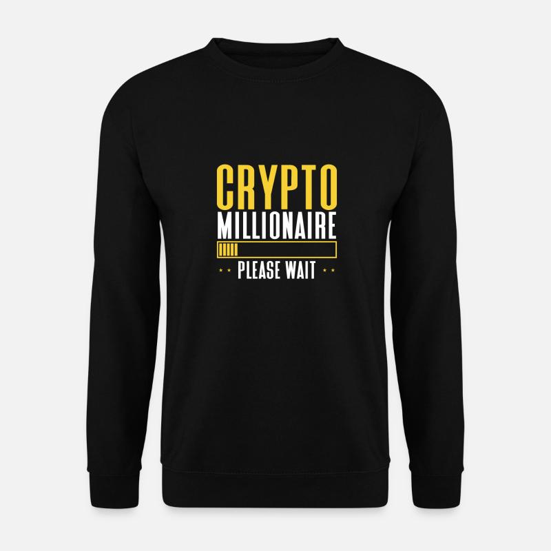 Krypto Millionär - Unisex Pullover - Schwarz