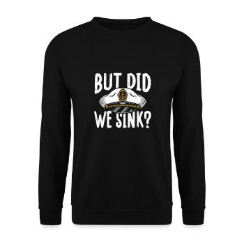 Mais avons-nous sombré ? - Sweat-shirt Unisexe - noir - Devant - Alina (178cm) & Michal (187cm)