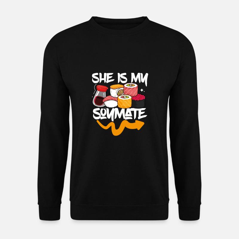 Elle est ma soja - Sweat-shirt Unisexe - noir