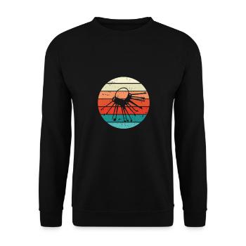Lock picking tools Sunset - Unisex Sweatshirt - black - Front - Alina (178cm) & Michal (187cm)