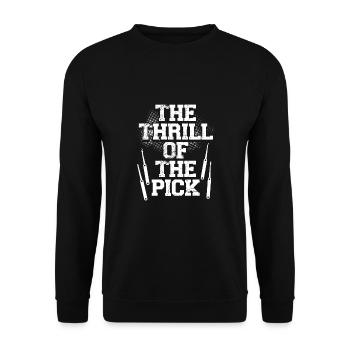The thrill of choice - Unisex Sweatshirt - black - Front - Alina (178cm) & Michal (187cm)