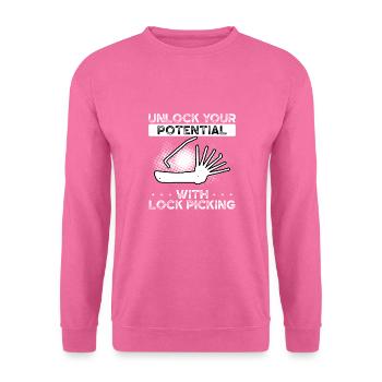 Entfesseln Sie Ihr Potenzial - Unisex Pullover - Pink - Vorne