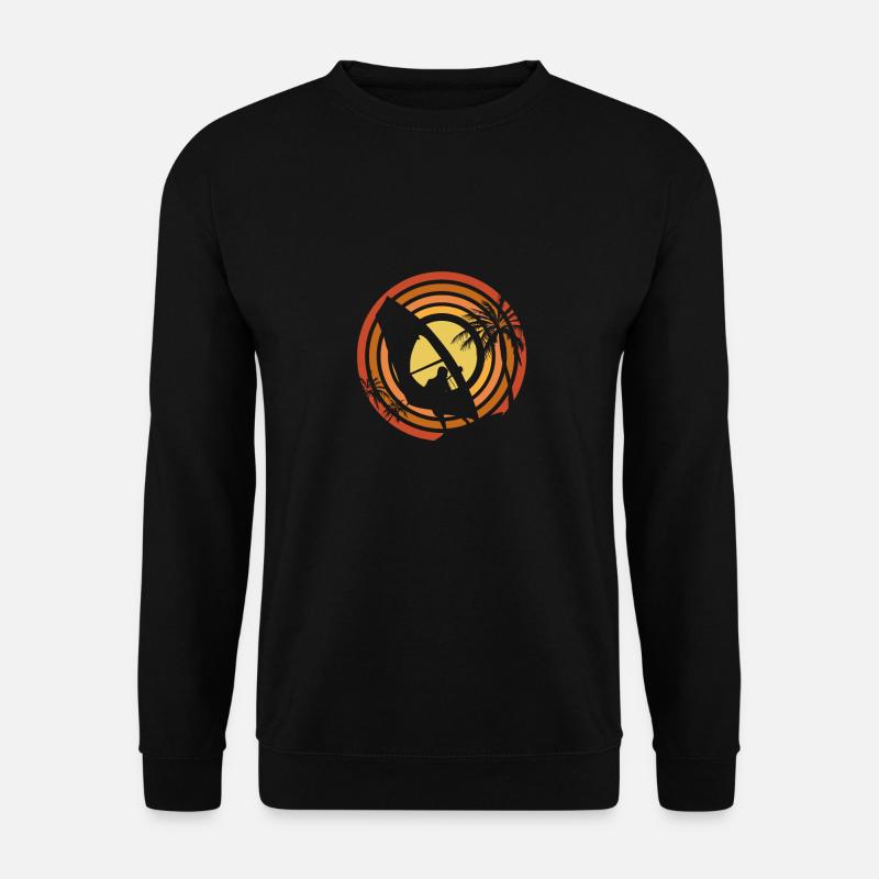 Windsurfer sunset - Unisex Sweatshirt - black