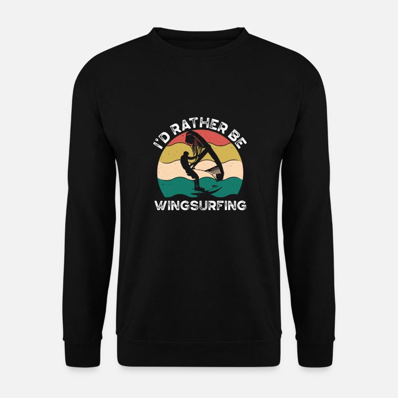 Ich Bin Lieber Wingsurfing - Unisex Pullover - Schwarz