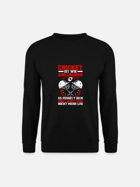 Cricket Ist Magie - Unisex Pullover - Schwarz