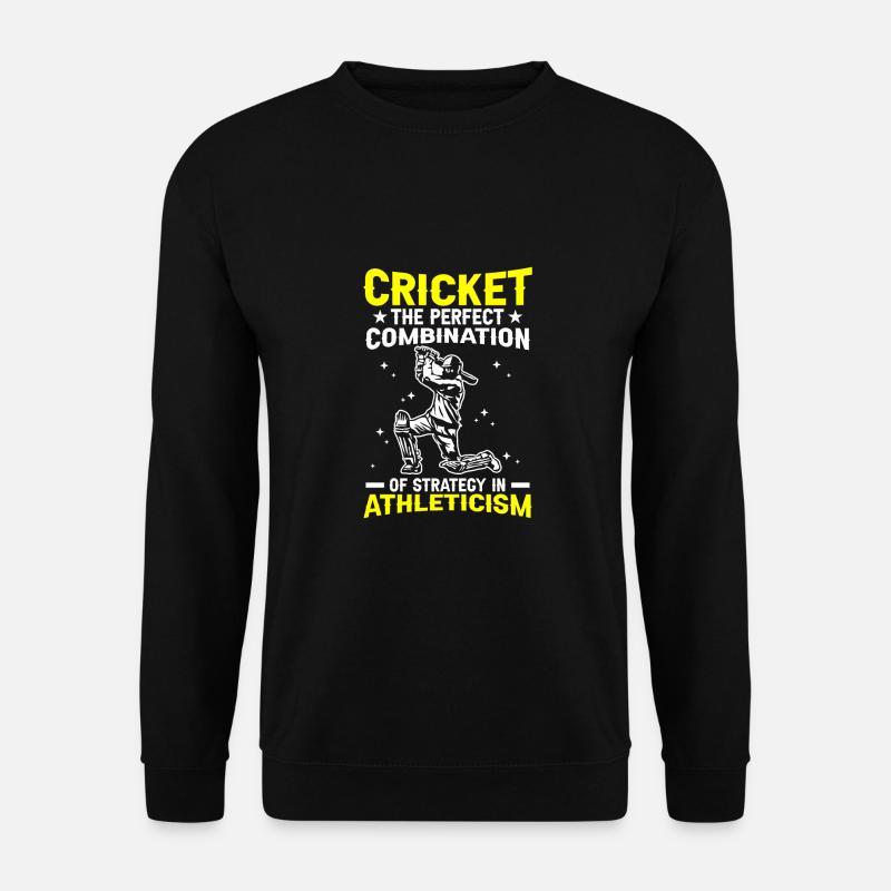 Cricket la combinaison parfaite - Sweat-shirt Unisexe - noir