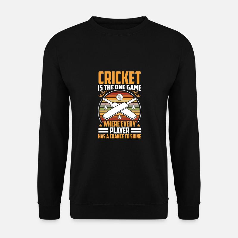 Cricket Ist Das Eine Spiel - Unisex Pullover - Schwarz