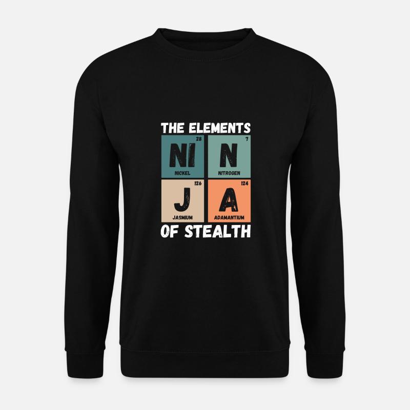 The elements of camouflage - Unisex Sweatshirt - black