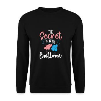 Le secret est dans le ballon - Sweat-shirt Unisexe - noir - Devant - Alina (178cm) & Michal (187cm)