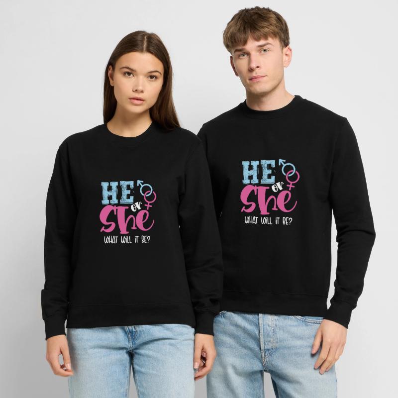 Er Oder Sie, Was Wird Es Sein? Unisex Pullover
