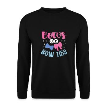 Grinding or flying - Unisex Sweatshirt - black - Front - Alina (178cm) & Michal (187cm)