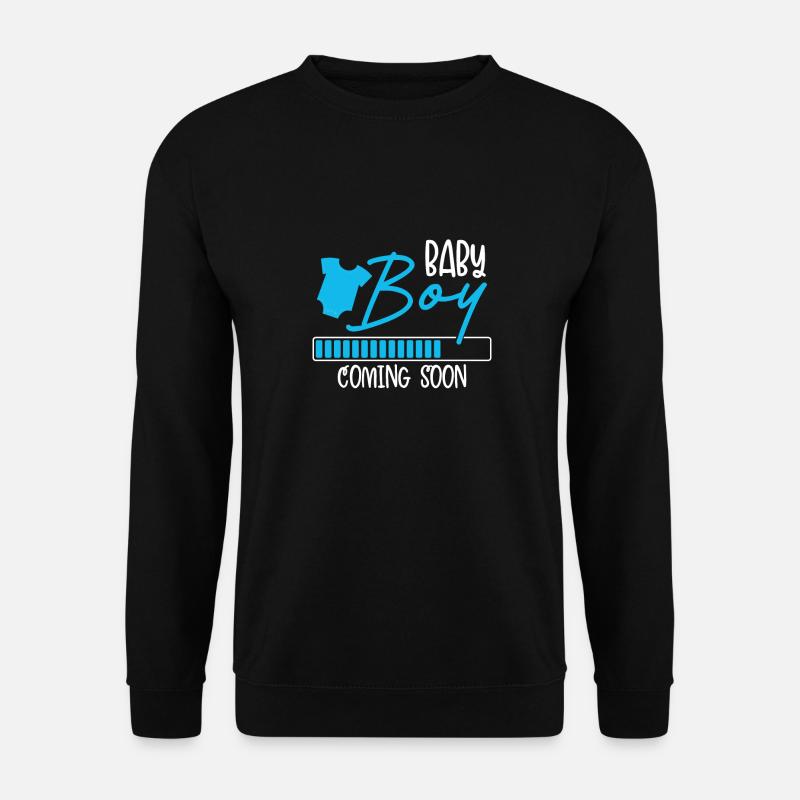 Baby Junge Kommt Bald - Unisex Pullover - Schwarz