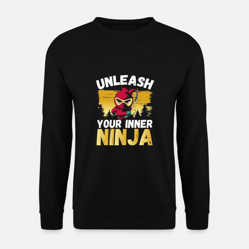 Libérez votre ninja intérieur - Sweat-shirt Unisexe - noir
