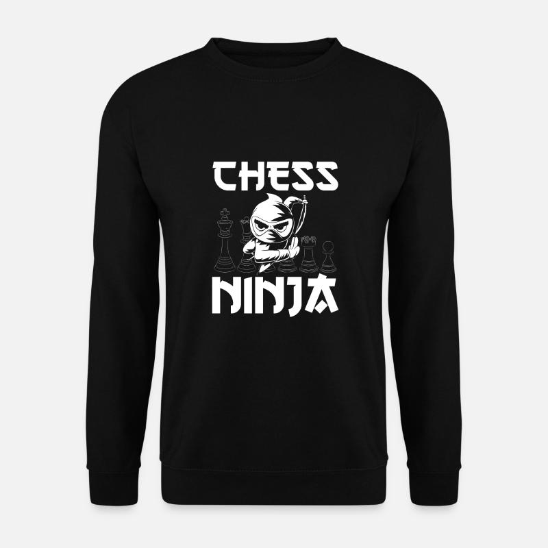 Chess Game Ninja - Unisex Sweatshirt - black