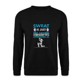 Ich Lebe, Atme Und Schlafe Cricket - Unisex Pullover - Schwarz - Vorne - Alina (178cm) & Michal (187cm)