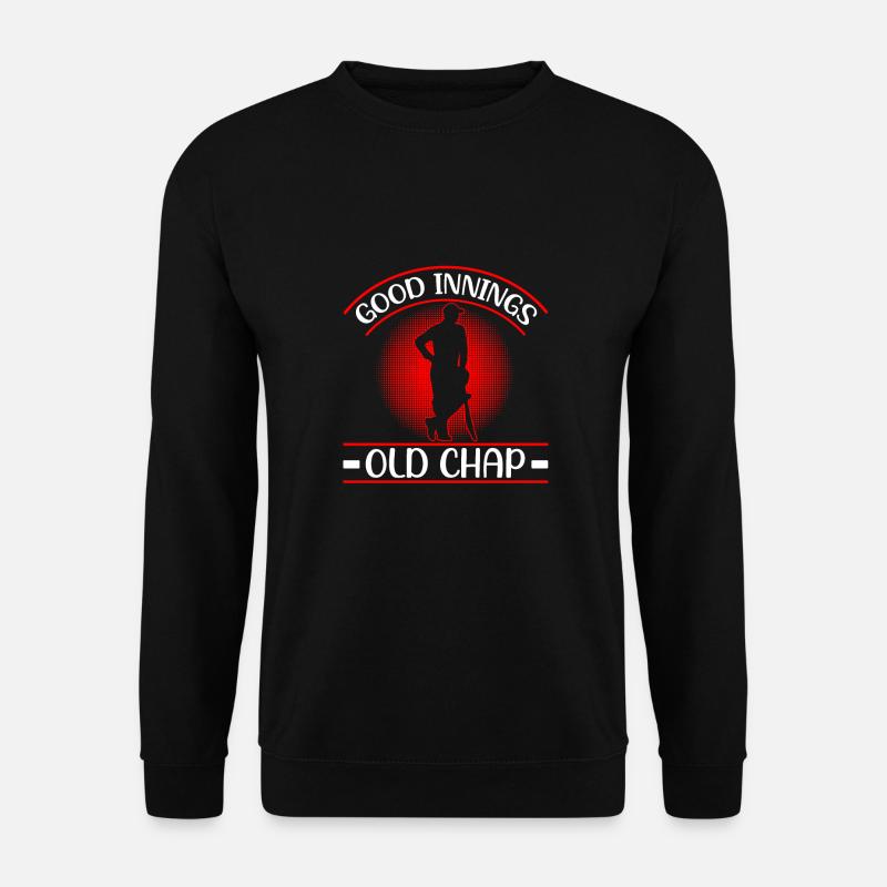 Gute Innings Alter Kerl - Unisex Pullover - Schwarz
