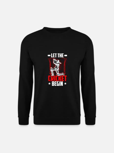 Let the cricket begin - Unisex Sweatshirt - black