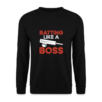 Schlagen Wie Ein - Unisex Pullover - Schwarz - Vorne - Alina (178cm) & Michal (187cm)