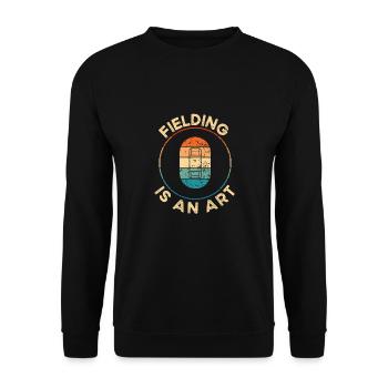 Fielding Ist Eine Kunst - Unisex Pullover - Schwarz - Vorne - Alina (178cm) & Michal (187cm)