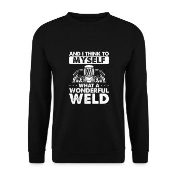 Quelle merveilleuse soudure - Sweat-shirt Unisexe - noir - Devant - Alina (178cm) & Michal (187cm)