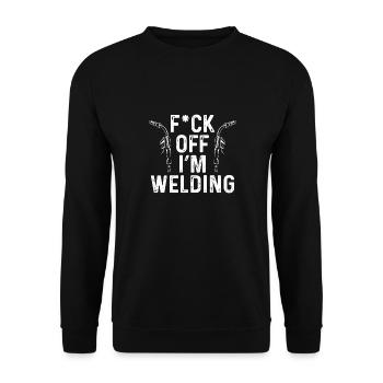 Je vais transpirer - Sweat-shirt Unisexe - noir - Devant - Alina (178cm) & Michal (187cm)
