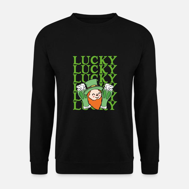 Lucky dwarf - Unisex Sweatshirt - black