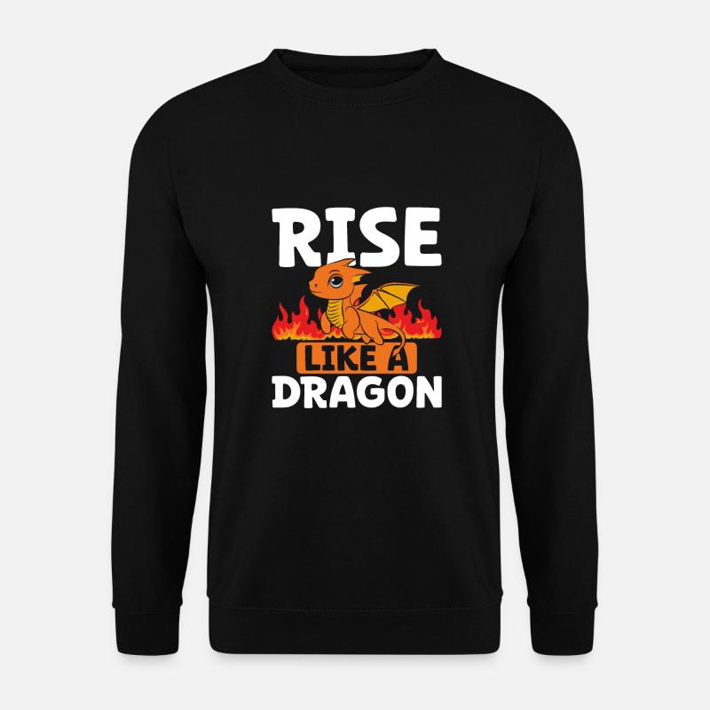 Rise like a dragon - Unisex Sweatshirt - black