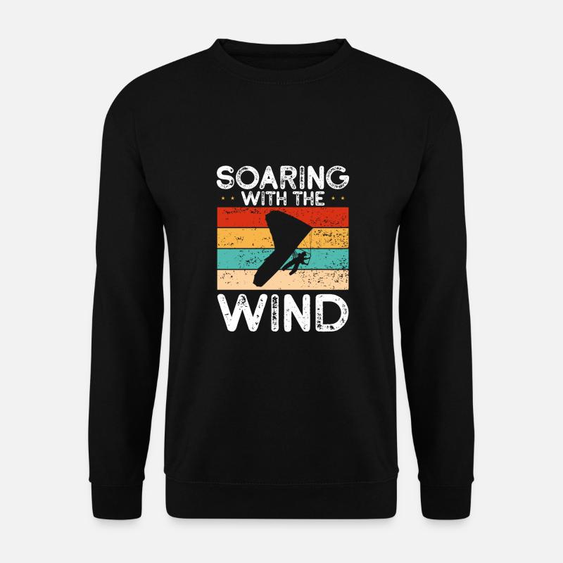 Flotter avec le vent - Sweat-shirt Unisexe - noir
