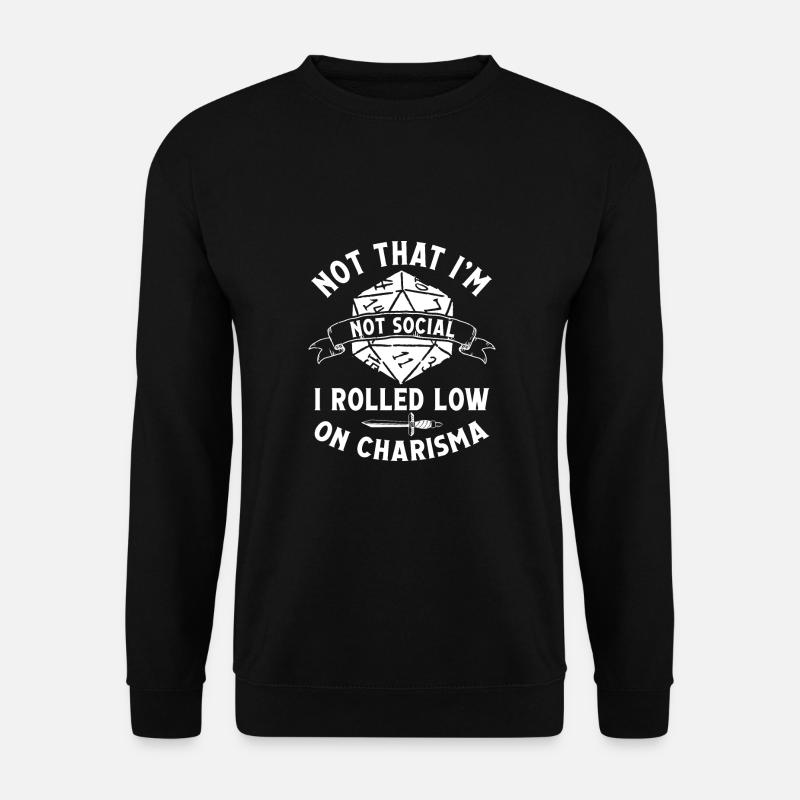 J’ai peu de charisme - Sweat-shirt Unisexe - noir