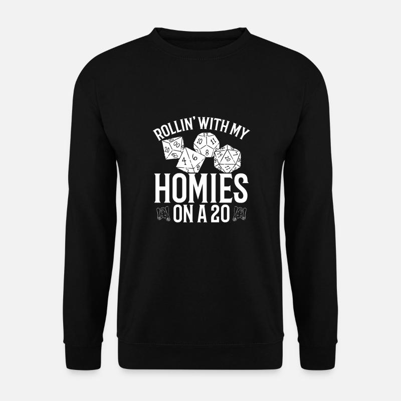 Rollin avec mes copains - Sweat-shirt Unisexe - noir