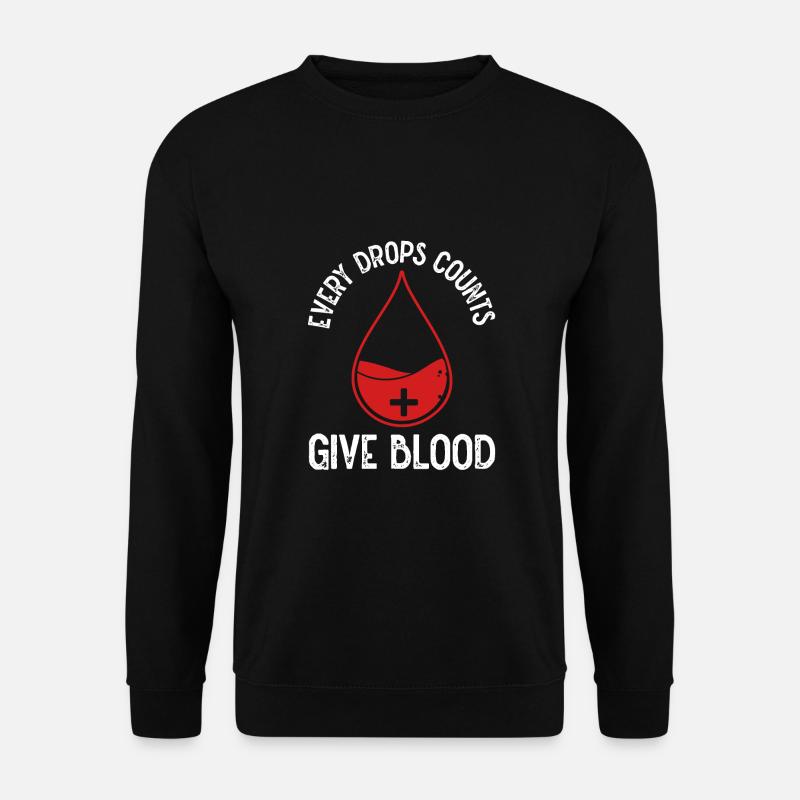 Every drop counts - Unisex Sweatshirt - black