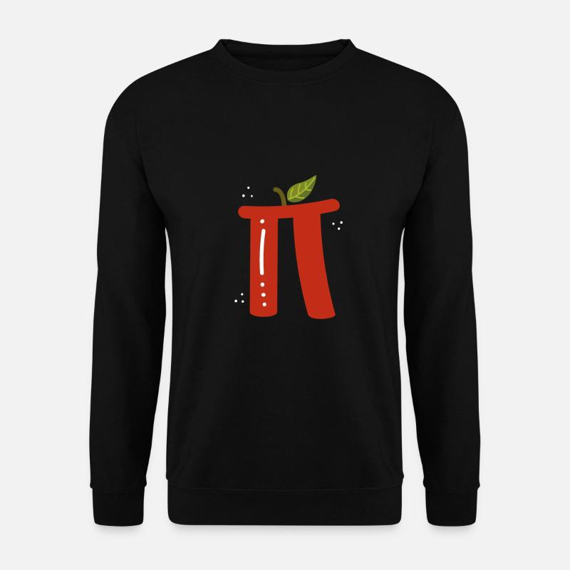 Pi as a red apple - Unisex Sweatshirt - black