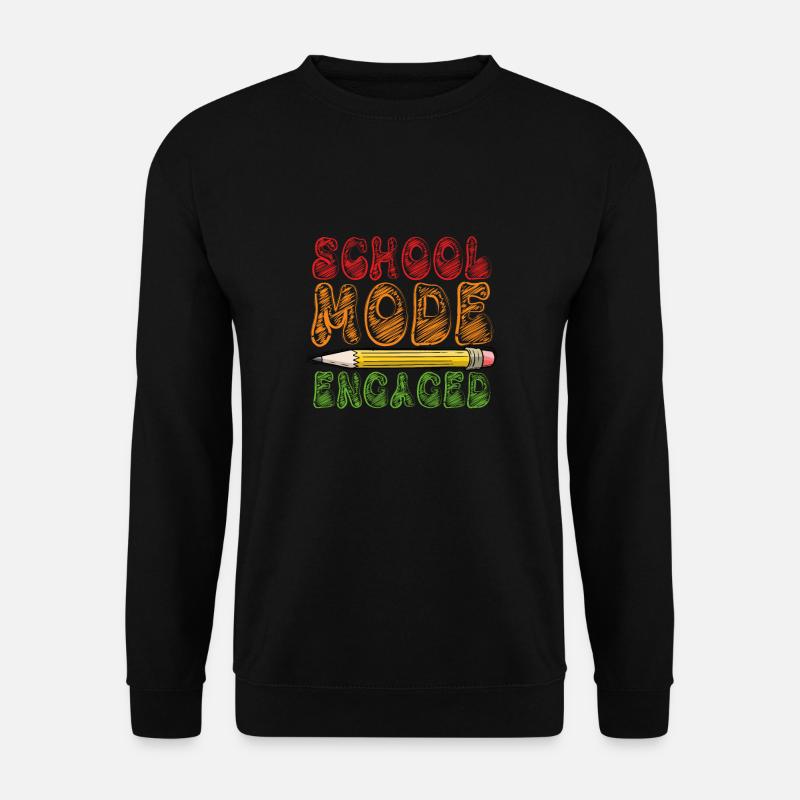 Mode école activé - Sweat-shirt Unisexe - noir