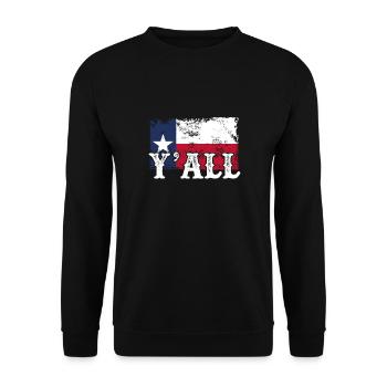 Ihr Alle Texas - Unisex Pullover - Schwarz - Vorne - Alina (178cm) & Michal (187cm)
