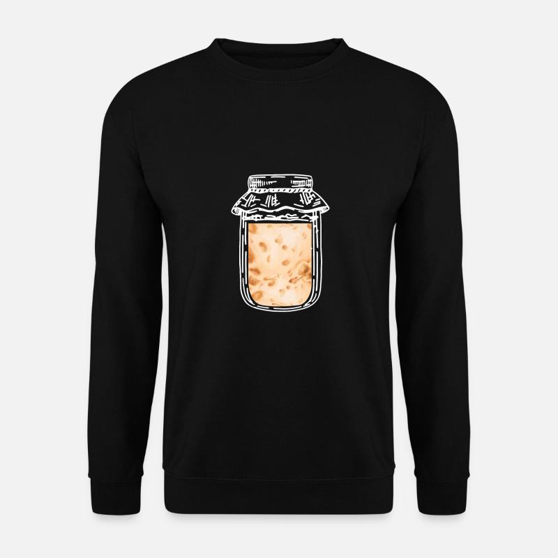 Levain dans un bocal - Sweat-shirt Unisexe - noir