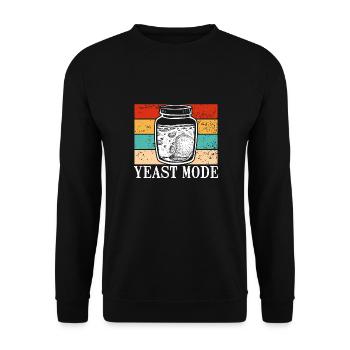 Levain en pot rétro - Sweat-shirt Unisexe - noir - Devant - Alina (178cm) & Michal (187cm)