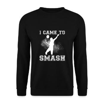 Je suis venu pour écraser - Sweat-shirt Unisexe - noir - Devant - Alina (178cm) & Michal (187cm)