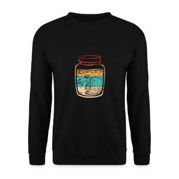 Colorful sourdough - Unisex Sweatshirt - black - Front - Alina (178cm) & Michal (187cm)