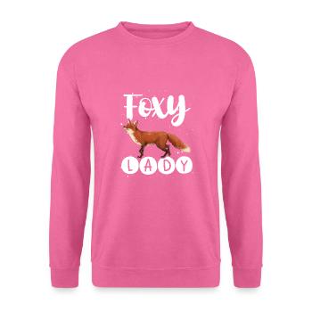 Foxy lady - Unisex Sweatshirt - pink - Front