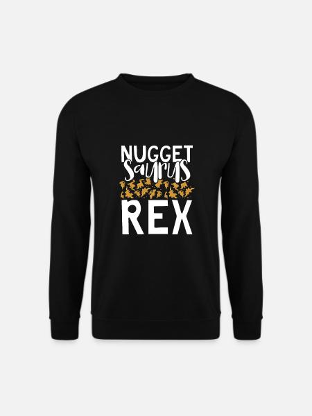 Nugget Saurus Rex - Unisex Sweatshirt - black