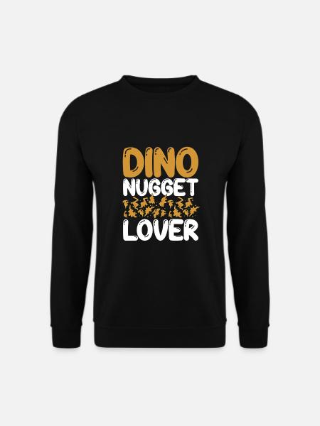 Dino nugget lover - Unisex Sweatshirt - black