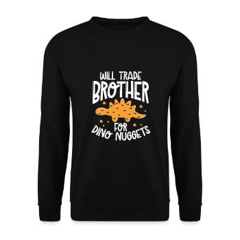 Échangez vos frères contre des pépites - Sweat-shirt Unisexe - noir - Devant - Alina (178cm) & Michal (187cm)