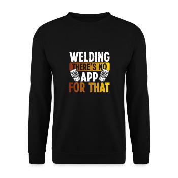 Il n’y a pas d’application pour le soudage - Sweat-shirt Unisexe - noir - Devant - Alina (178cm) & Michal (187cm)